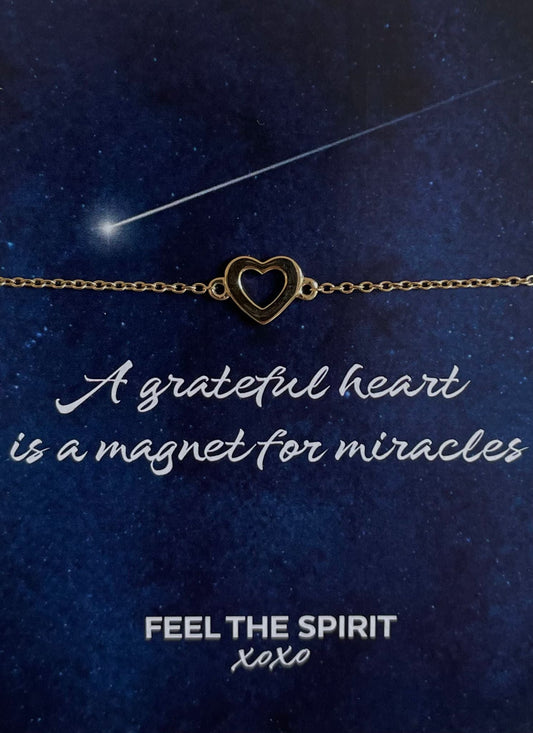 Feel the Spirit Armband Open Hart Gold-Plated XB001G-1