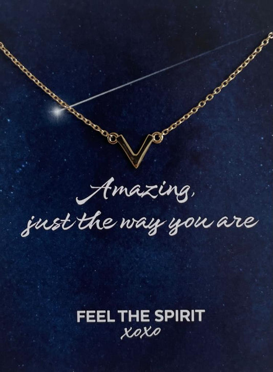 Feel the Spirit Armband V Gold-Plated XB004G-1