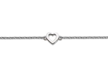 Armband Open Hartje Zilver XB001S-0