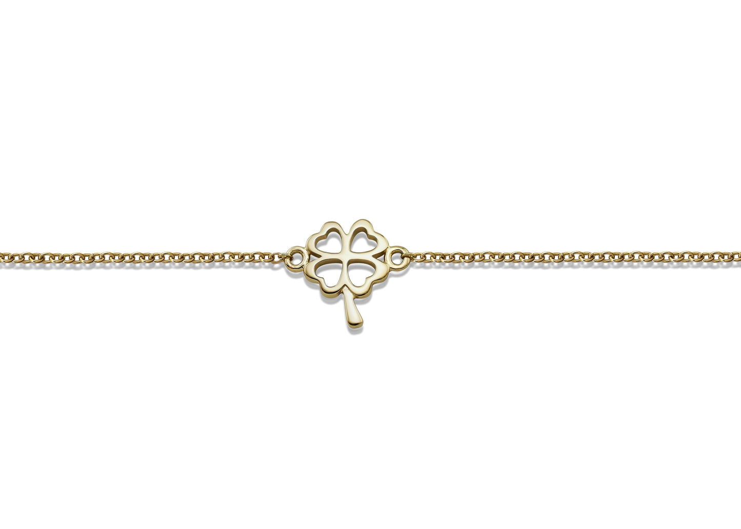 Feel the Spirit Armband Lucky Leaf Gold-Plated XB002G-0