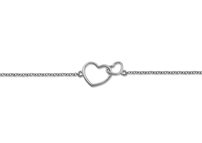 Armband Two Hearts Zilver XB005S-0