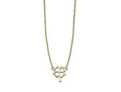 Ketting Klavertje Vier Goudkleur XN002G-0