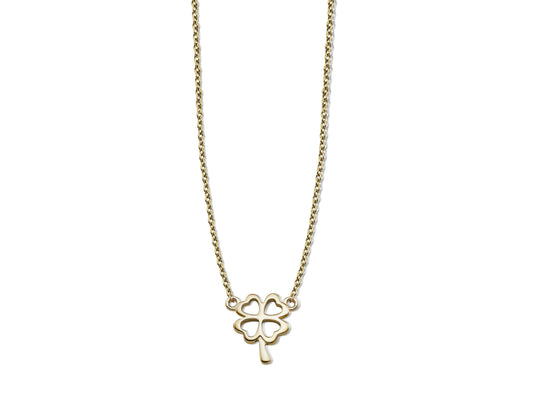 Ketting Klavertje Vier Goudkleur XN002G-0